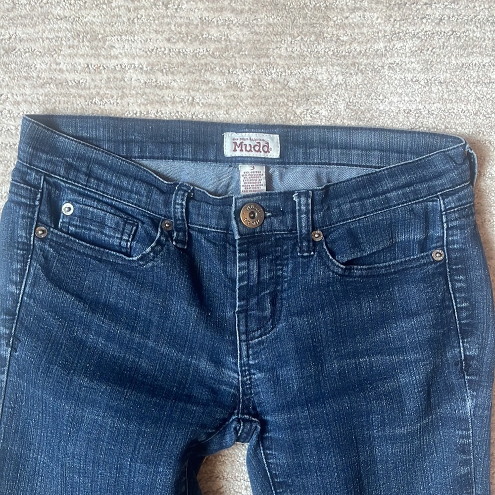 Mudd dark wash skinny jeans - Picture 2 of 5
